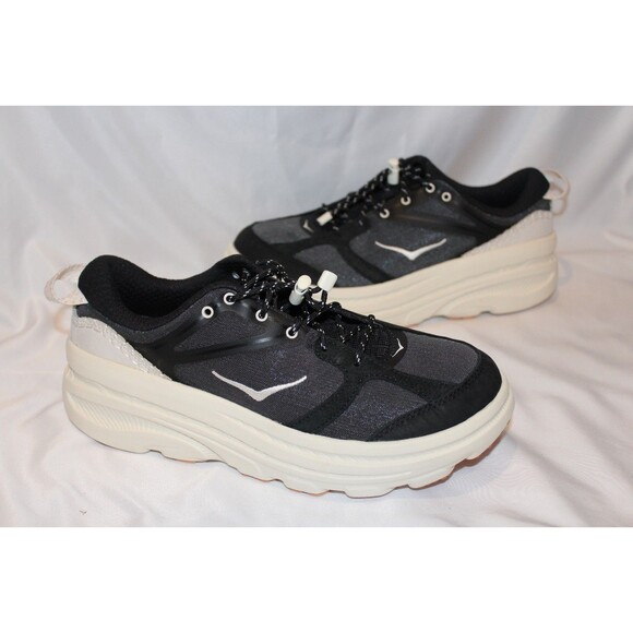 Hoka One One Men's Bondi B3LS Sneakers BLACK WHITE sz 9.5 NWOB $200 - Picture 3 of 7